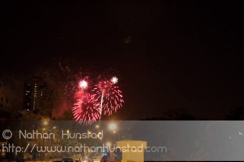 Minneapolis fireworks on 4 July 2010
